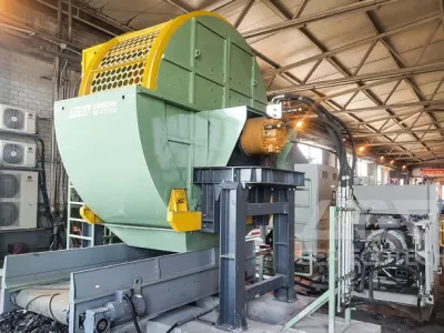 Waste Tire Shredding Line Project in Macao, China