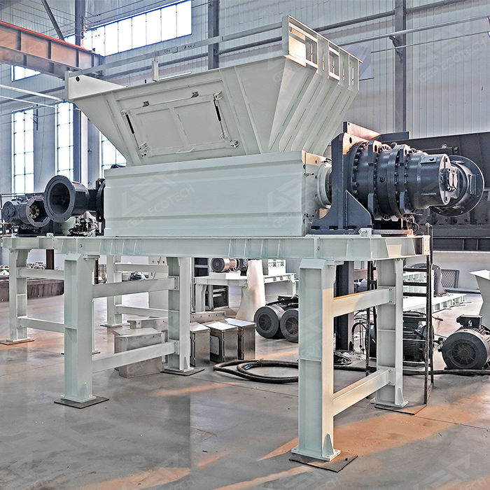 double shaft carton shredder