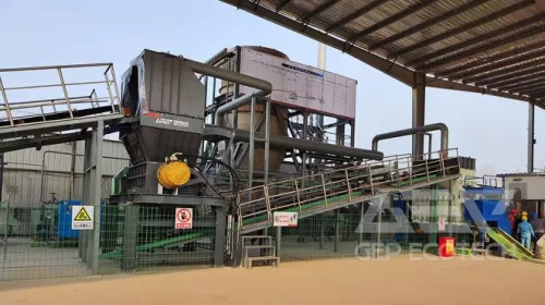 FRP Shredding Disposal Project in Shandong, China