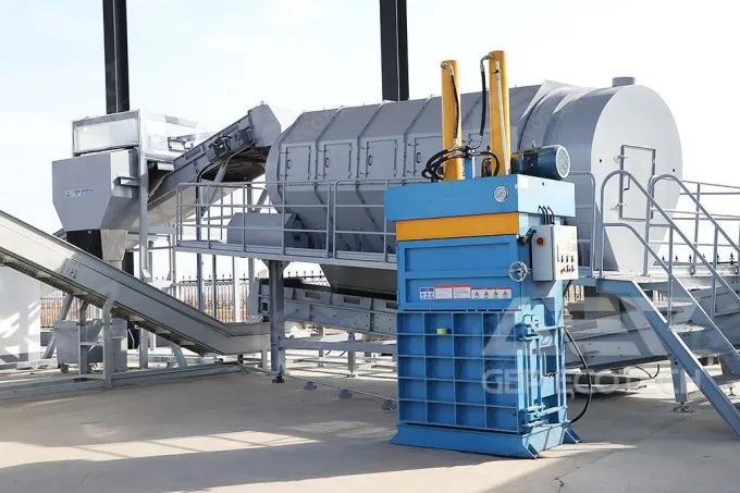 Rotary Drum Screen+Magnetic Separator