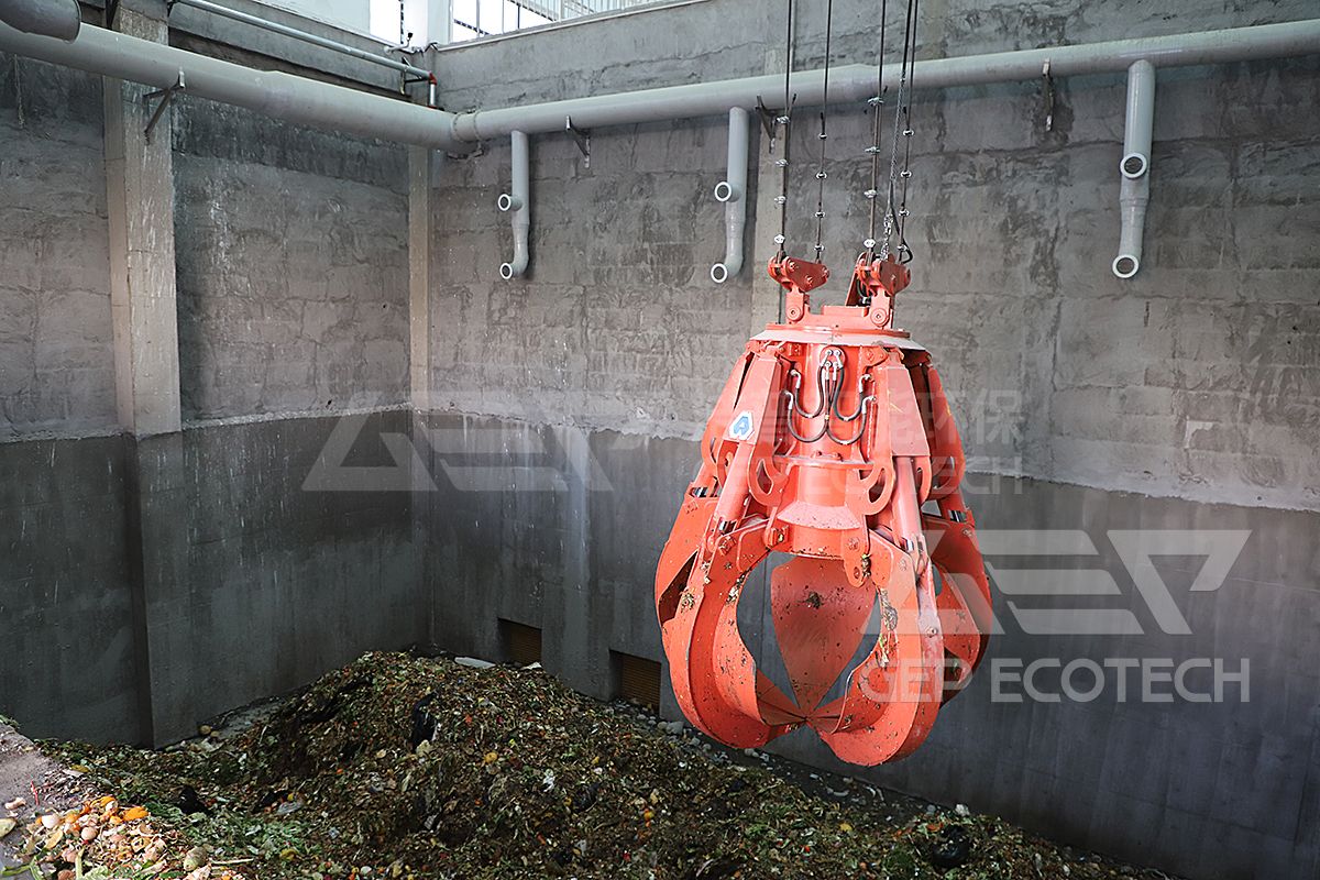 shredded fruit and vegetable waste