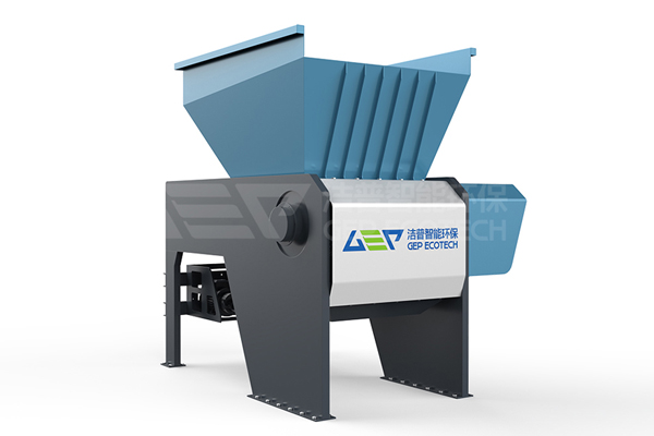 Single shaft shredder used in plastic recycling