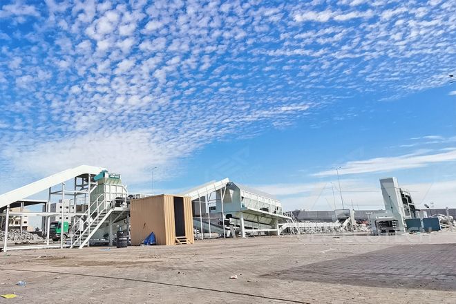 50TPH MSW Sorting Plant in the Middle East