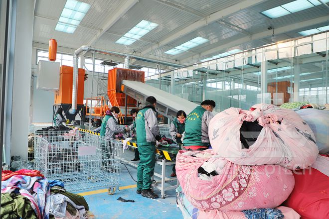 Textile Waste Shredding and Disposal Project in Henan, China