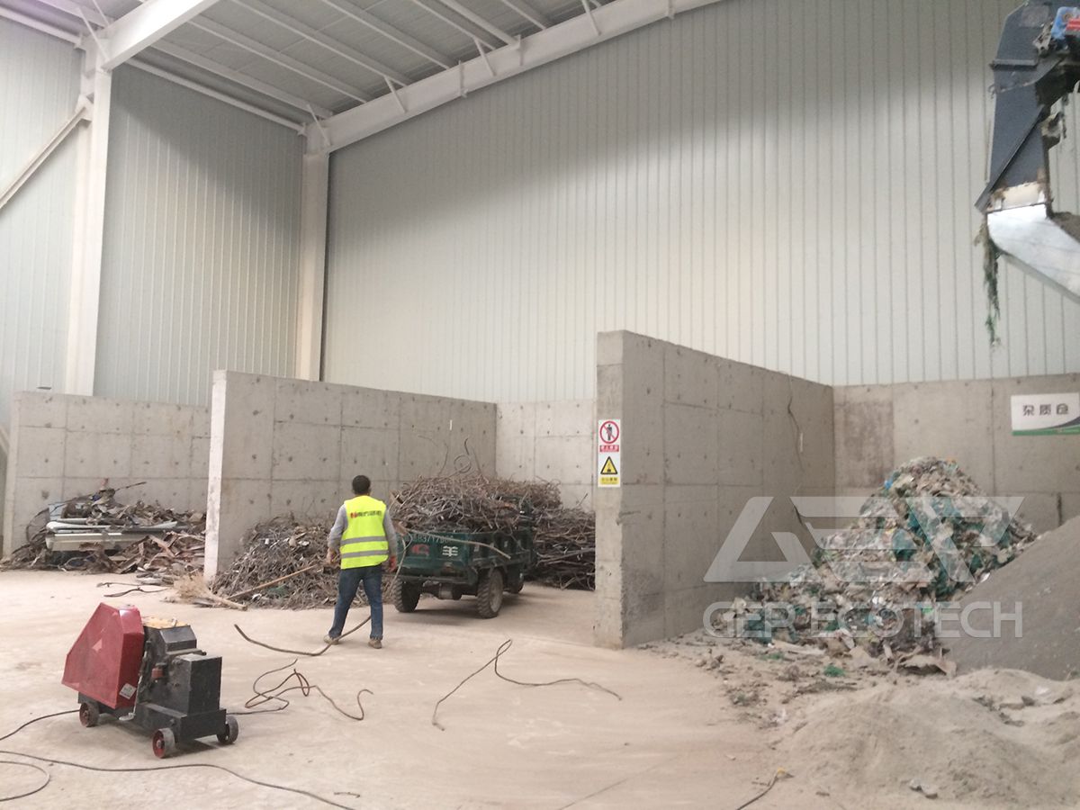 Construction Waste Sorting Area