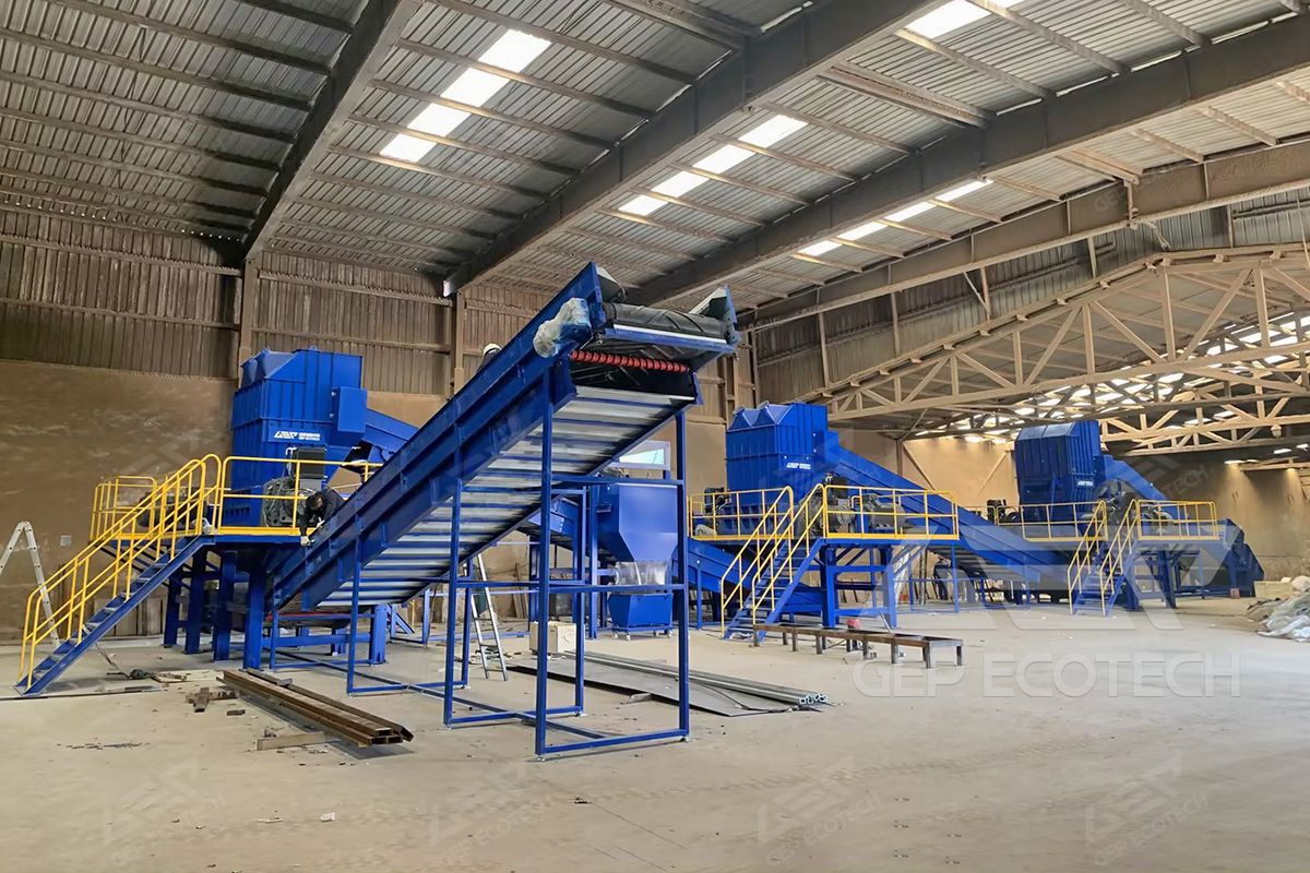 Triple-Stage Shredding System