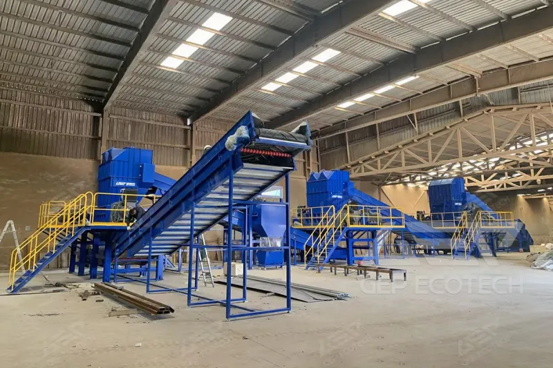 Triple-Stage Shredding System