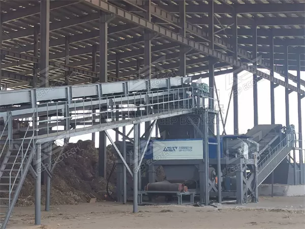 biomass pre-shredding project