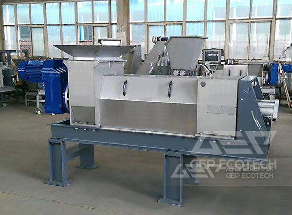 screw press dewatering machine