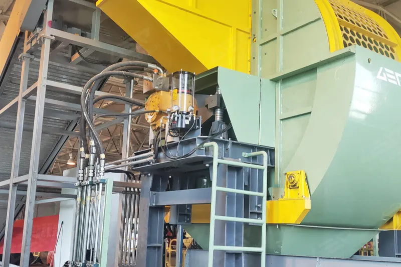 Waste Tire Shredding Line Project in Macao, China