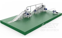 Shredding & Briquetting Equipment for Wetland Biomass Processing