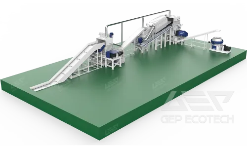 Shredding & Briquetting Equipment for Wetland Biomass Processing