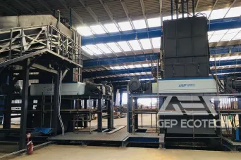 Double-Shaft Biomass Shredder