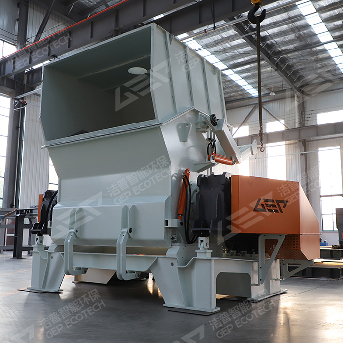 waste plastic shredder machine