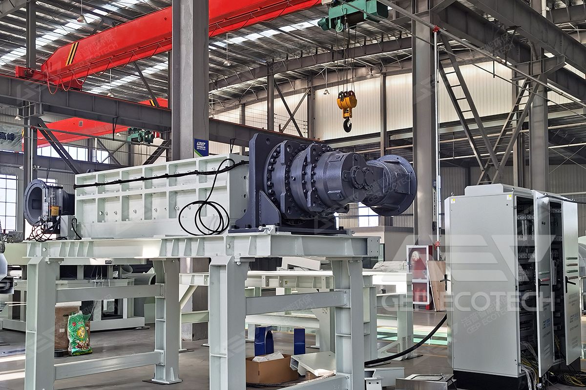 Double Shaft Shredder Size 1200mm: An Overview