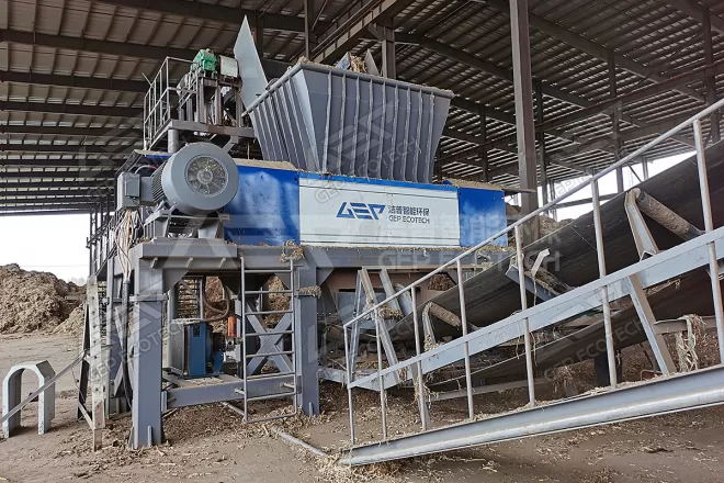 The introduction of waste shredder application