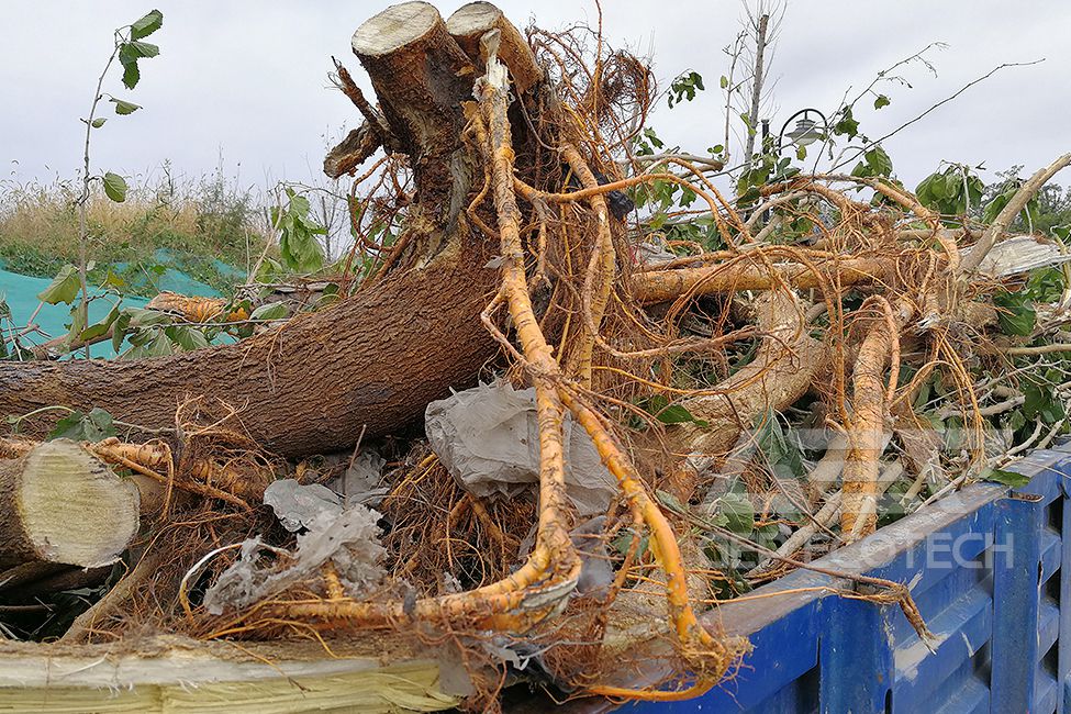 Garden Waste Shredding and Disposal Project in North China