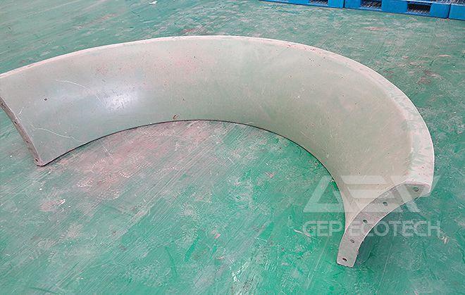 Damaged Fiberglass Part