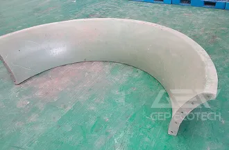 Damaged Fiberglass Part