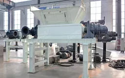 Application of Double shaft shredder in decoration waste disposal