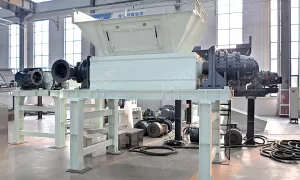 Application of Double shaft shredder in decoration waste disposal