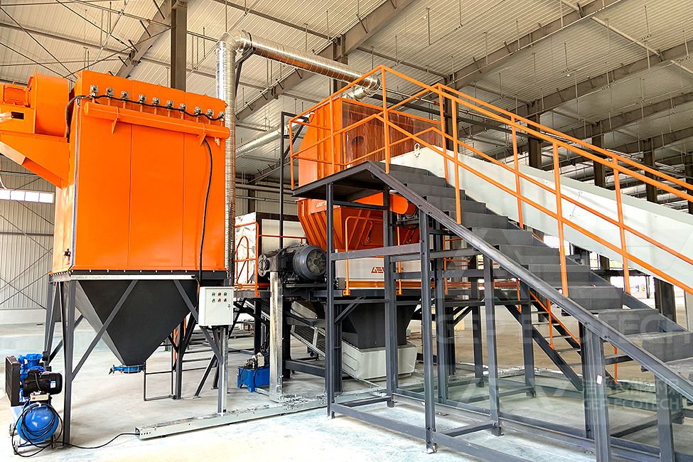 Dust Removal Equipment for Bulky Waste Disposal 