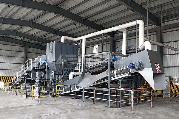 Domestic Waste Shredding Line for sale in Thailand