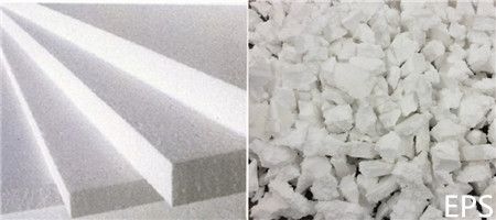 Shredding and Recycling of Expanded Polystyrene Foam (EPS)