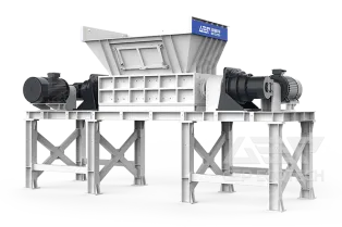 Double-Shaft Industrial Waste Shredder