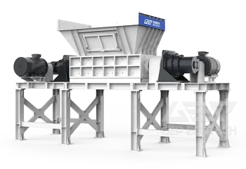 Double-Shaft Industrial Waste Shredder
