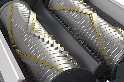 Independent drive of double rotors