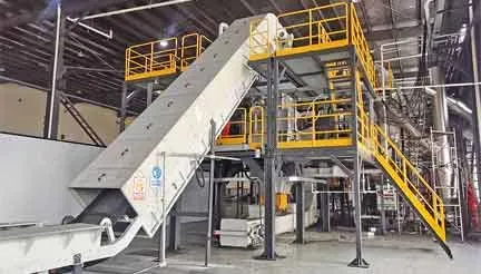 Tower Type Hazardous Waste Shredding System