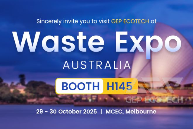 Meet GEP ECOTECH at Waste Expo Australia 2025 – BOOTH H145