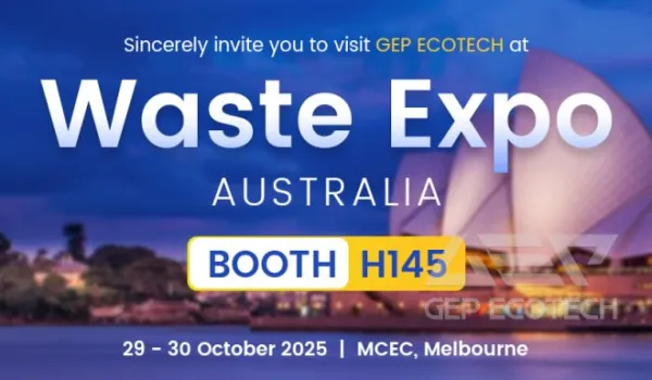 Meet GEP ECOTECH at Waste Expo Australia 2025 – BOOTH H145