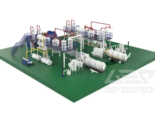 Waste Tire Pyrolysis Plant