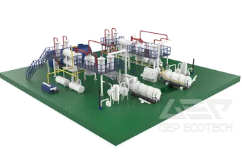Waste Tire Pyrolysis Plant