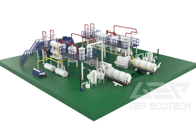Waste Tire Pyrolysis Plant