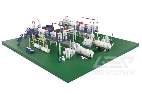 Waste Tire Pyrolysis Plant