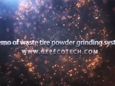 Waste Tire Shredding & Recycling System