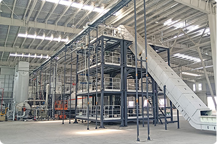 Henan Tower Type Battery Waste Shredding Projec