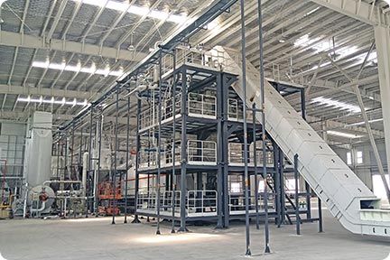 Henan Tower Type Battery Waste Shredding Projec