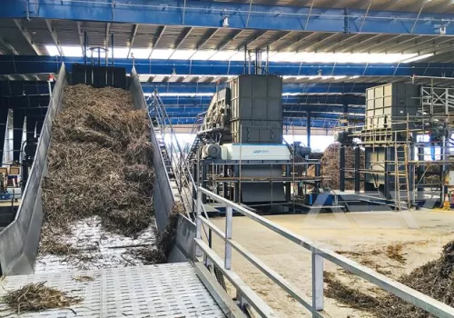 Pre-Shredding System for Biomass Power Plant