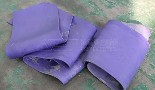 Double Rotor Fine Shredder for Rubber Pad Shredding