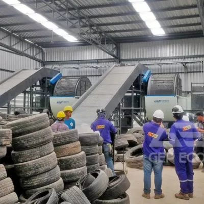 Waste Tire Shredding & Recycling System