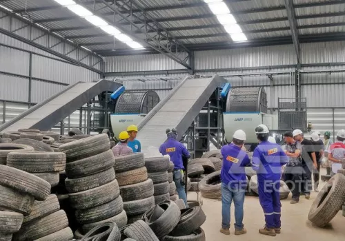 Waste Tire Shredding & Recycling System