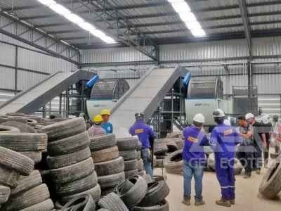 Waste Tire Shredding & Recycling System
