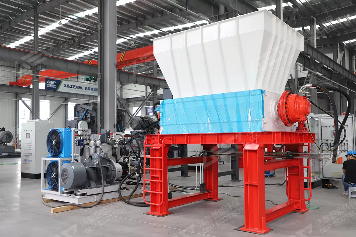 biaxial shearing shredder biaxial shearing shredder