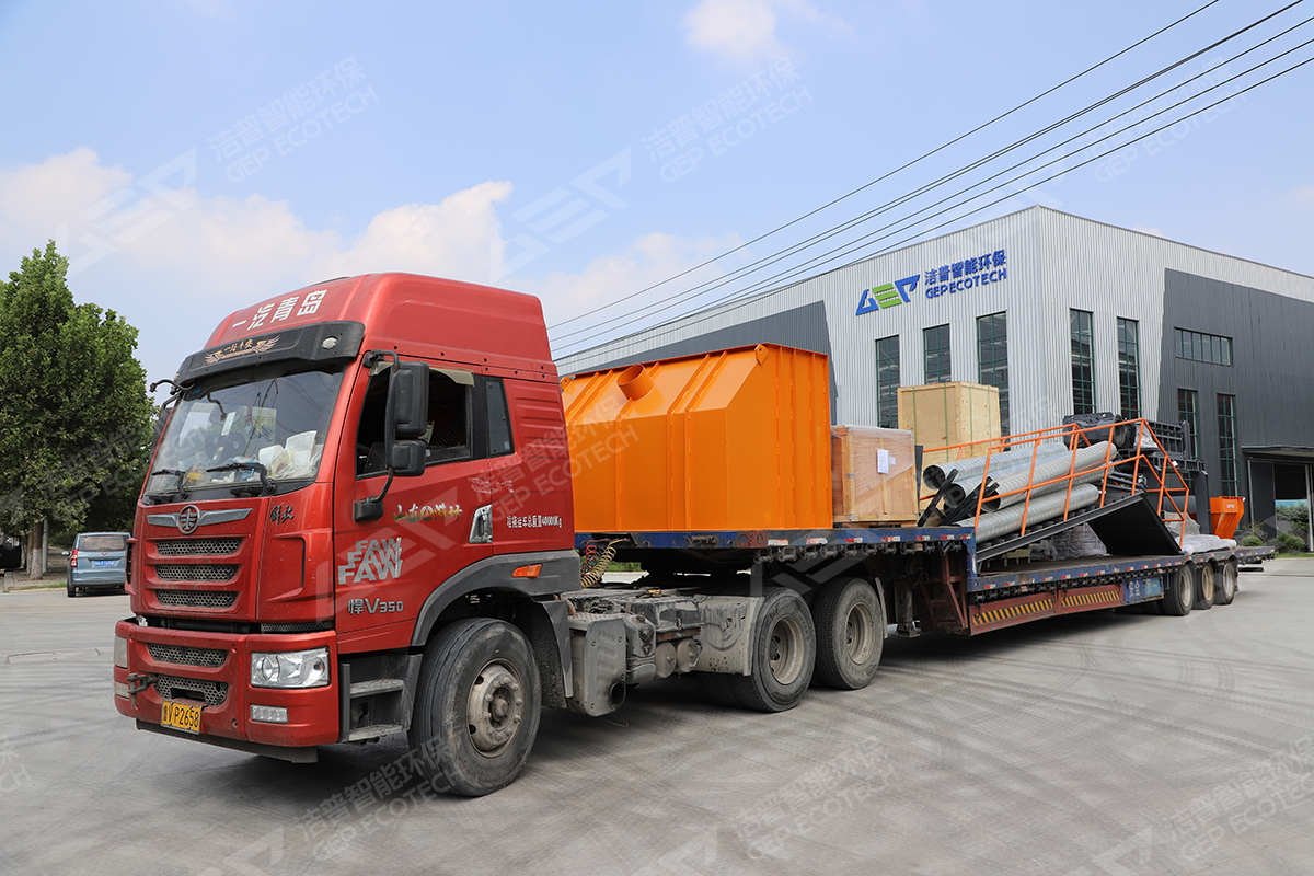 GS3 glass fiber shredder was shipped to the United States smoothly!