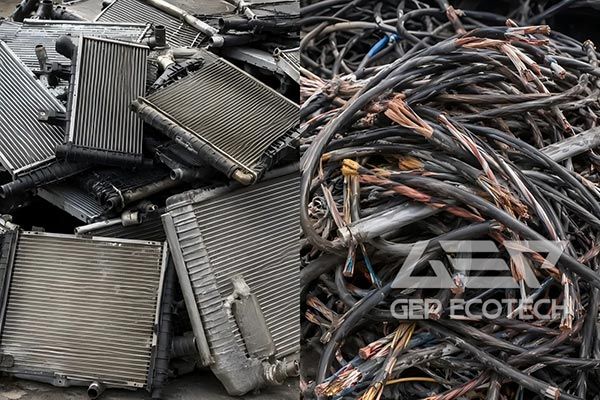 Primary Size-Reduction of Cu/Al Radiators & Cables? Go with a Hydraulic Dual-Shaft Shredder