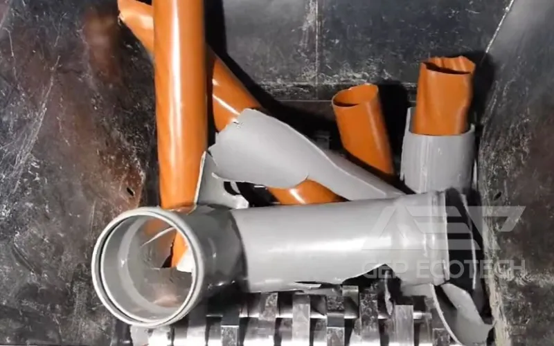 PVC Pipes shredder